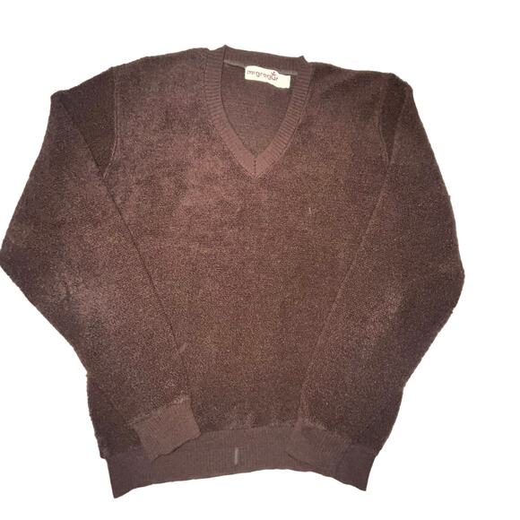 Vintage 70s 80s McGregor Fleece Sweater Sz L - Picture 4 of 9